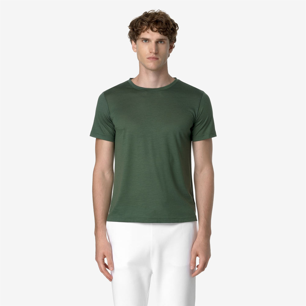 Forest Green Unisex Wool Blend Pullover for City Wear 02