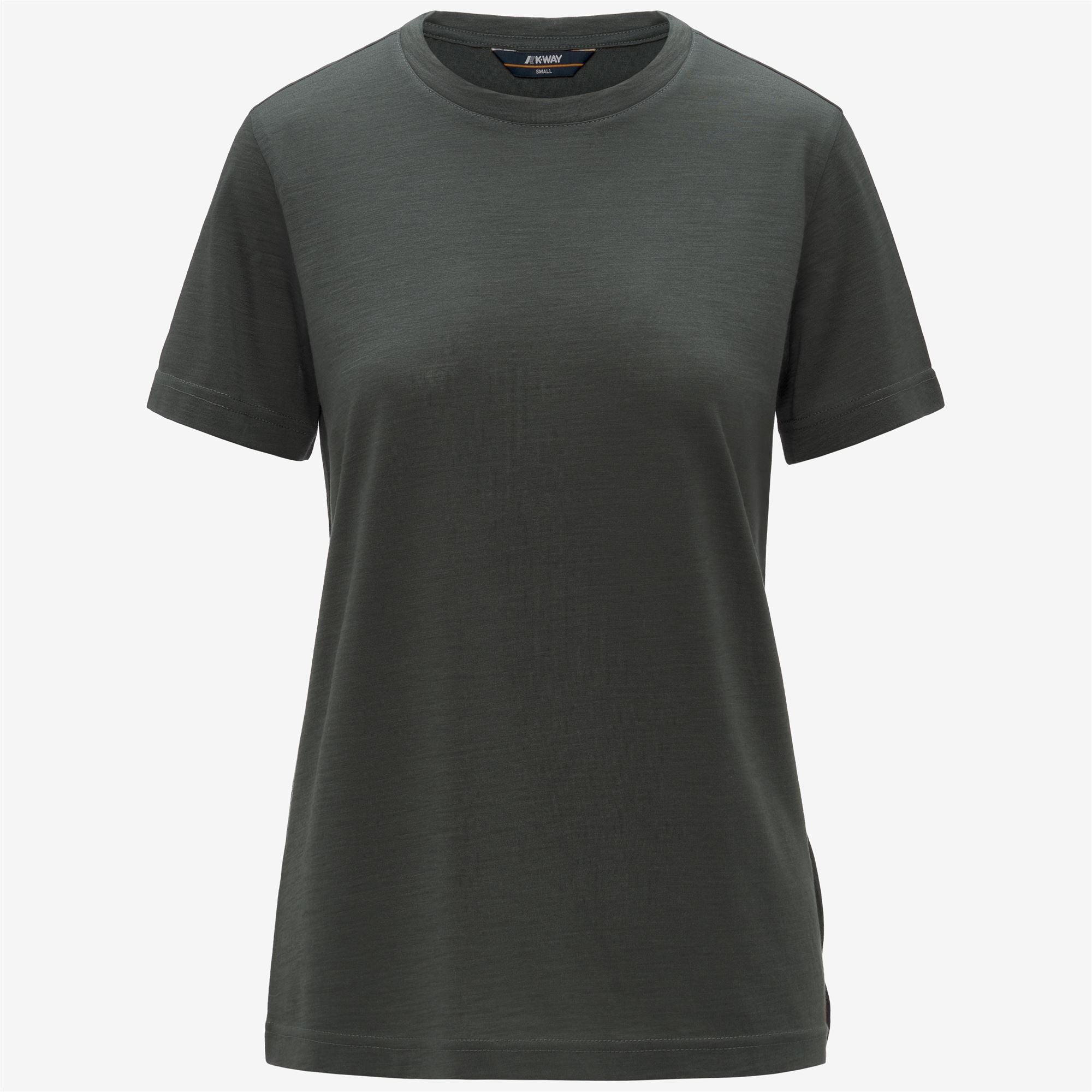 Knitwear_UNISEX_COMBE WOOL BLEND_Pull Over_GREEN BLACKISH - Commercial 1