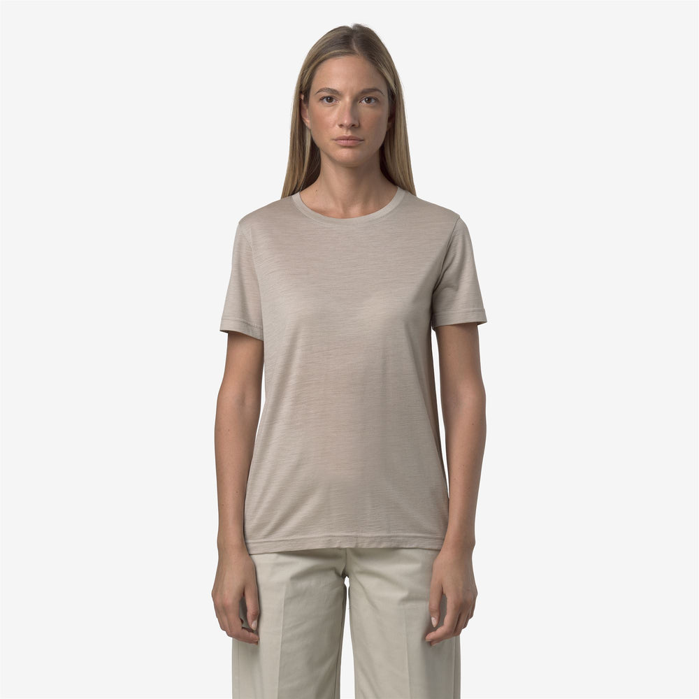 Beige unisex wool blend pullover knitwear 02