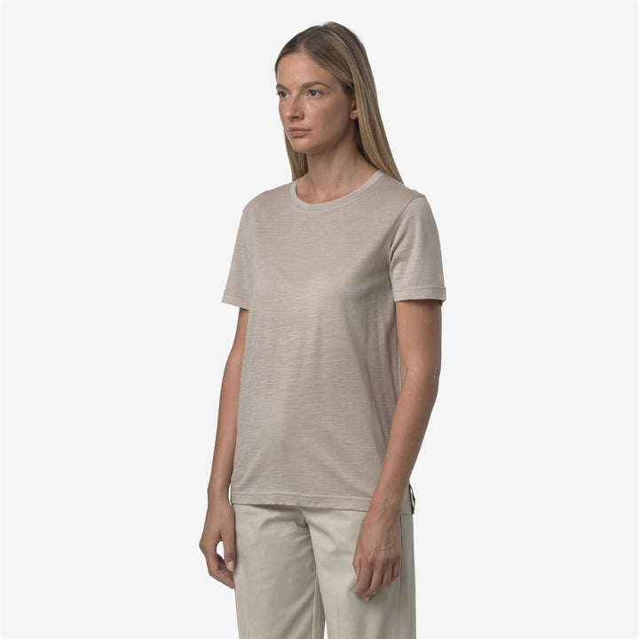 Jersey unisex de mezcla de lana beige 4