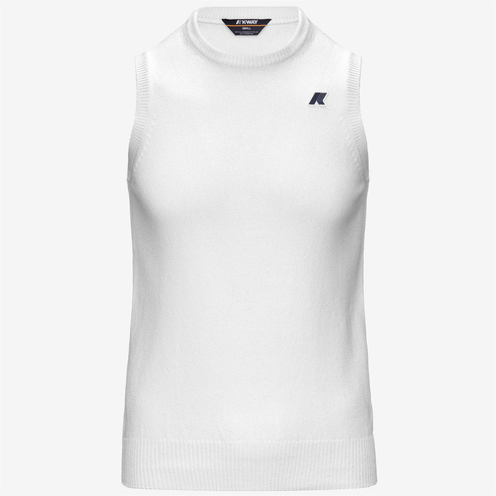 Knitwear_UNISEX_JEANO MIX COTTON GOLF_Vest_White Bright - Commercial 1