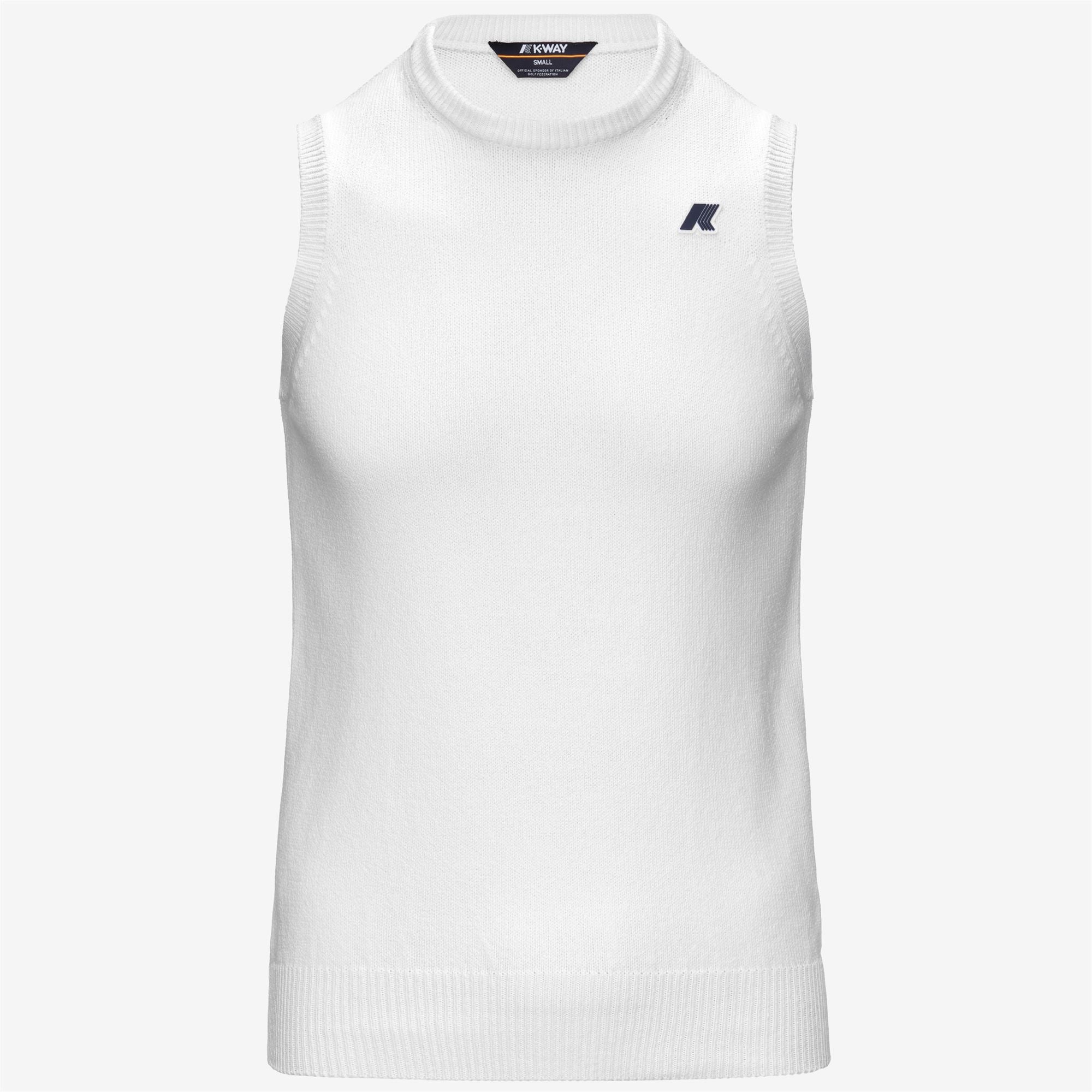 Knitwear_UNISEX_JEANO MIX COTTON GOLF_Vest_White Bright - Commercial 1