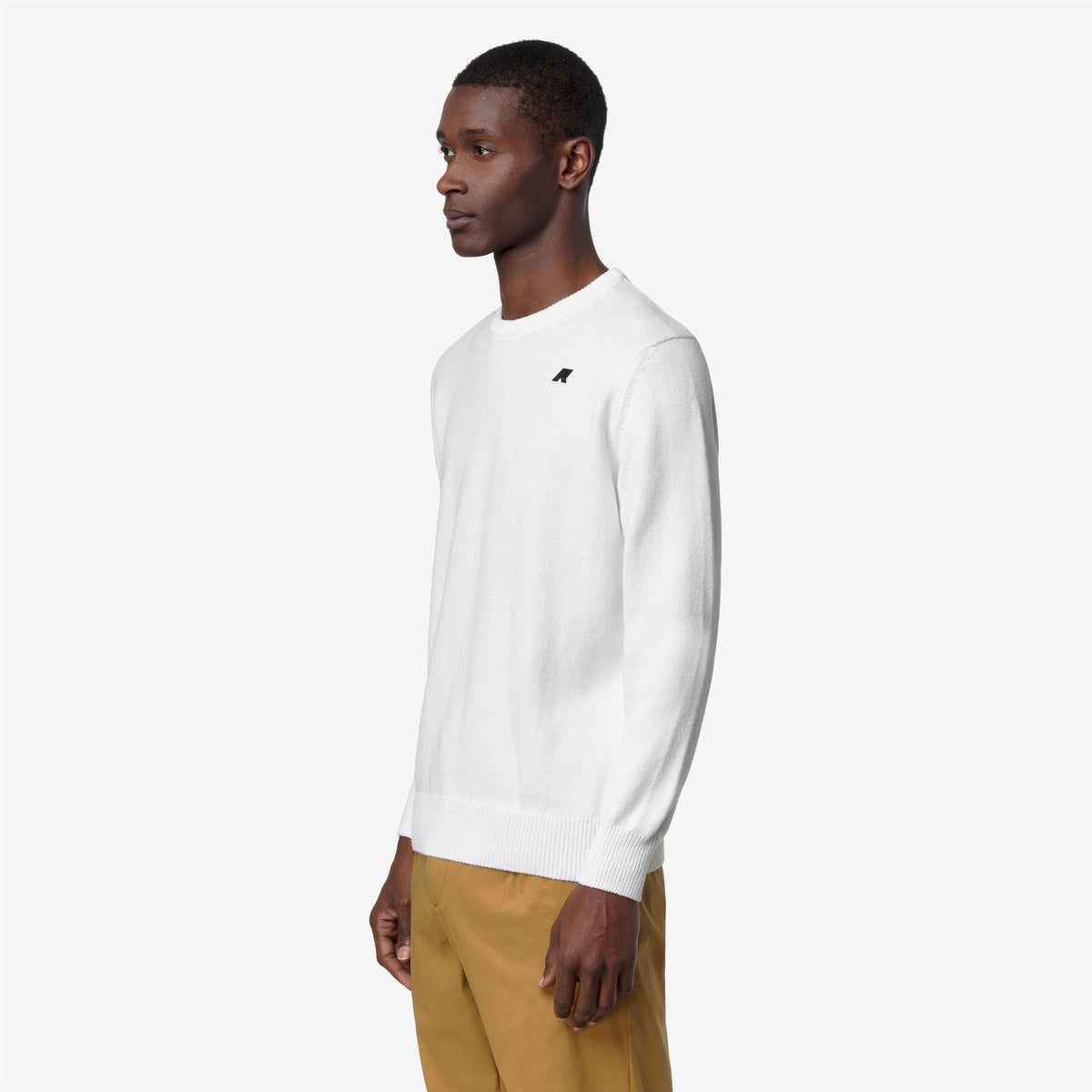 Knitwear_Man_SEBASTIEN MIX COTTON GOLF_Pull Over_White - Commercial 5