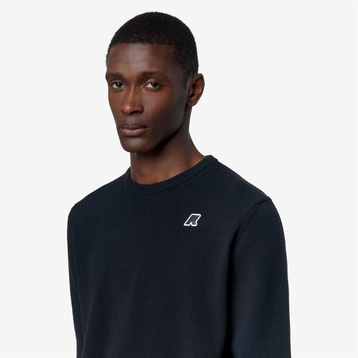 SEBASTIEN MIX COTTON GOLF - KNITWEAR - Pull  Over - Man - BLUE DEPTH BW 2
