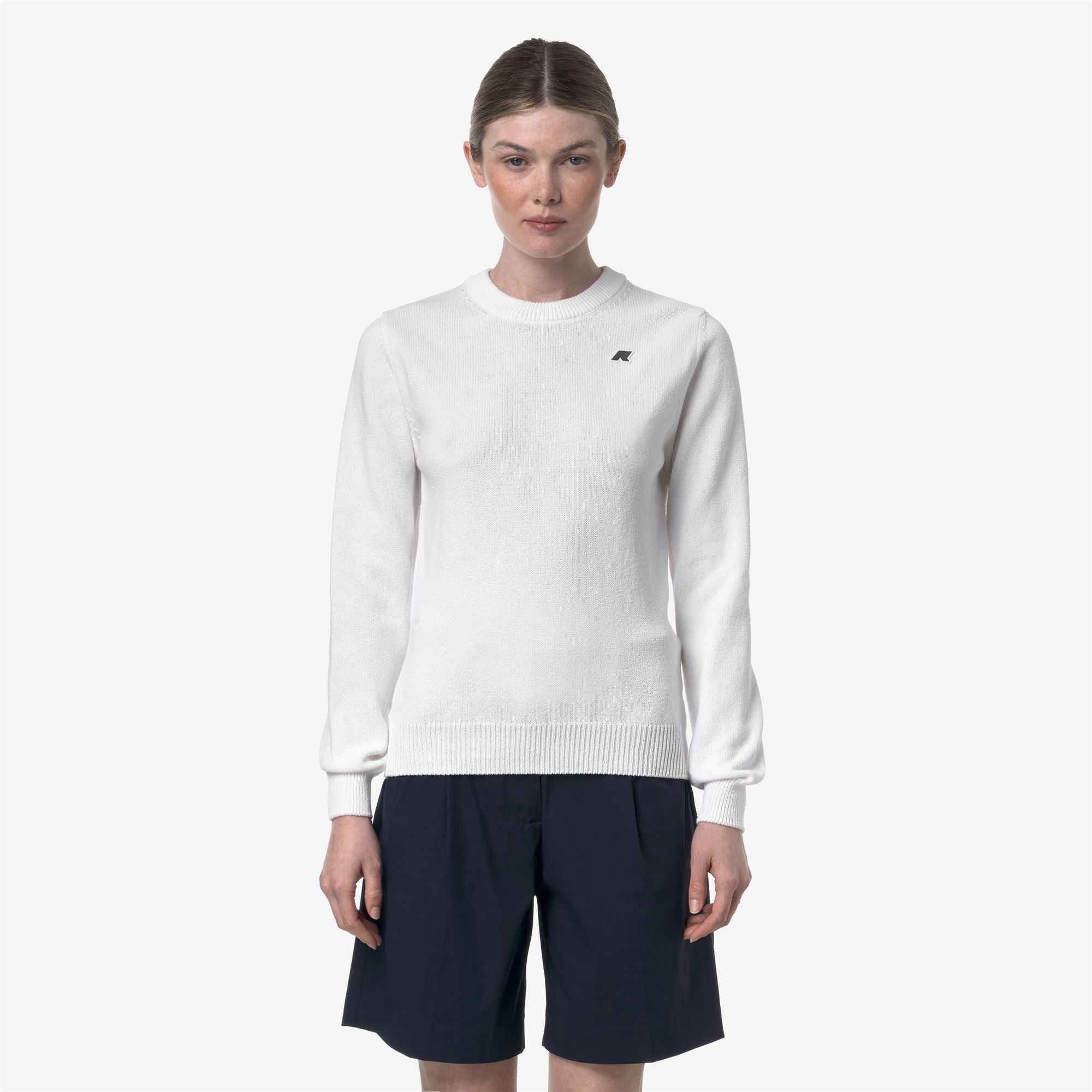 Knitwear_Woman_ABBIS MIX COTTON GOLF_Pull Over_White - Commercial 4