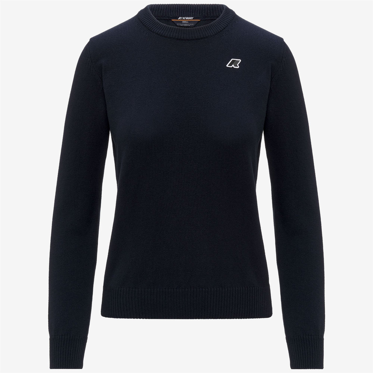 Knitwear_Woman_ABBIS MIX COTTON GOLF_Pull Over_Blue Depth BW - Commercial 1