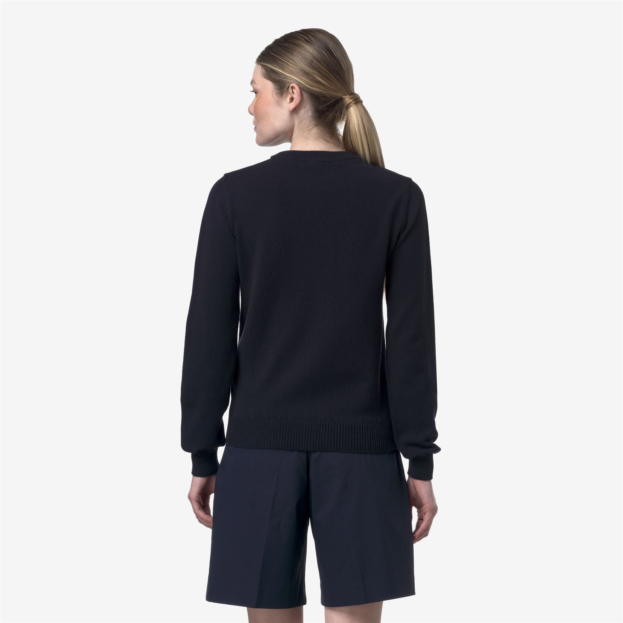 Knitwear_WOMAN_ABBIS MIX COTTON GOLF_Pull Over_Blue Depth - Commercial 6