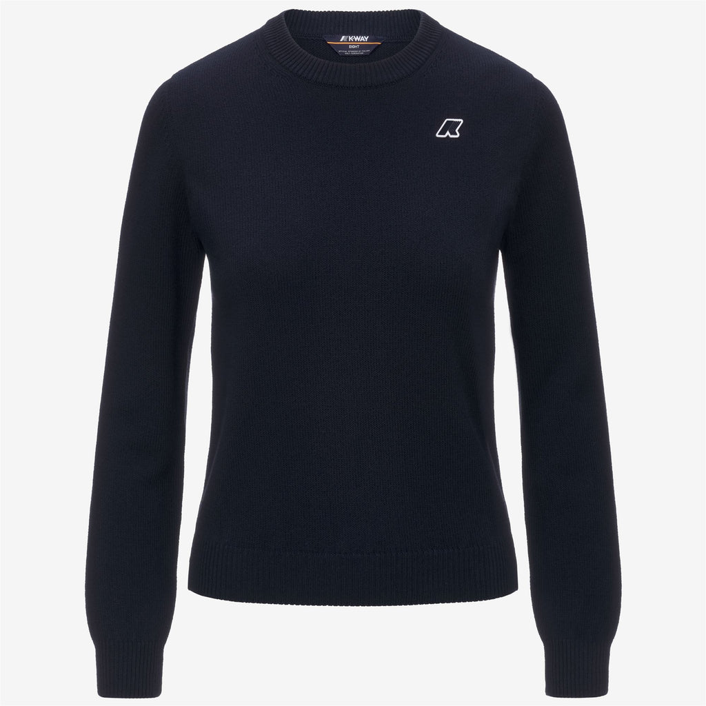 Knitwear_WOMAN_ABBIS MIX COTTON GOLF_Pull Over_Blue Depth - Commercial 1