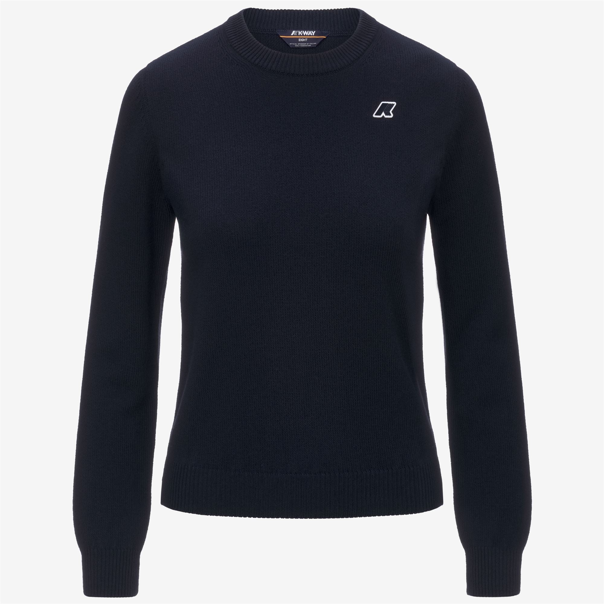 Knitwear_WOMAN_ABBIS MIX COTTON GOLF_Pull Over_Blue Depth - Commercial 1