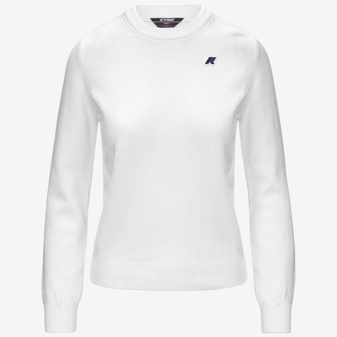 Bright White Women's Cotton Golf Pullover Knitwear 01