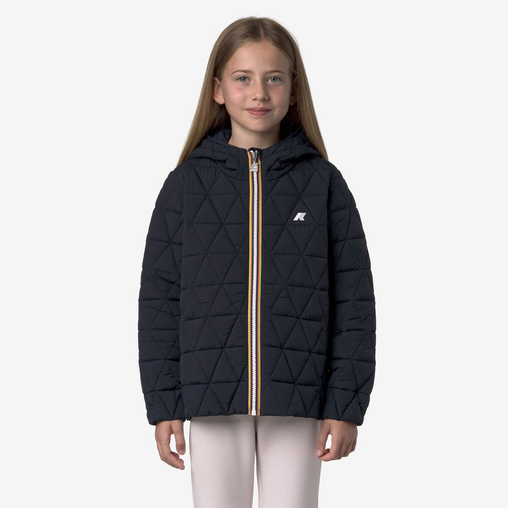 Jackets_GIRL_P. MADLAINE DIAMOND QUILTED WARM_Short_Blue Depth - Commercial 4