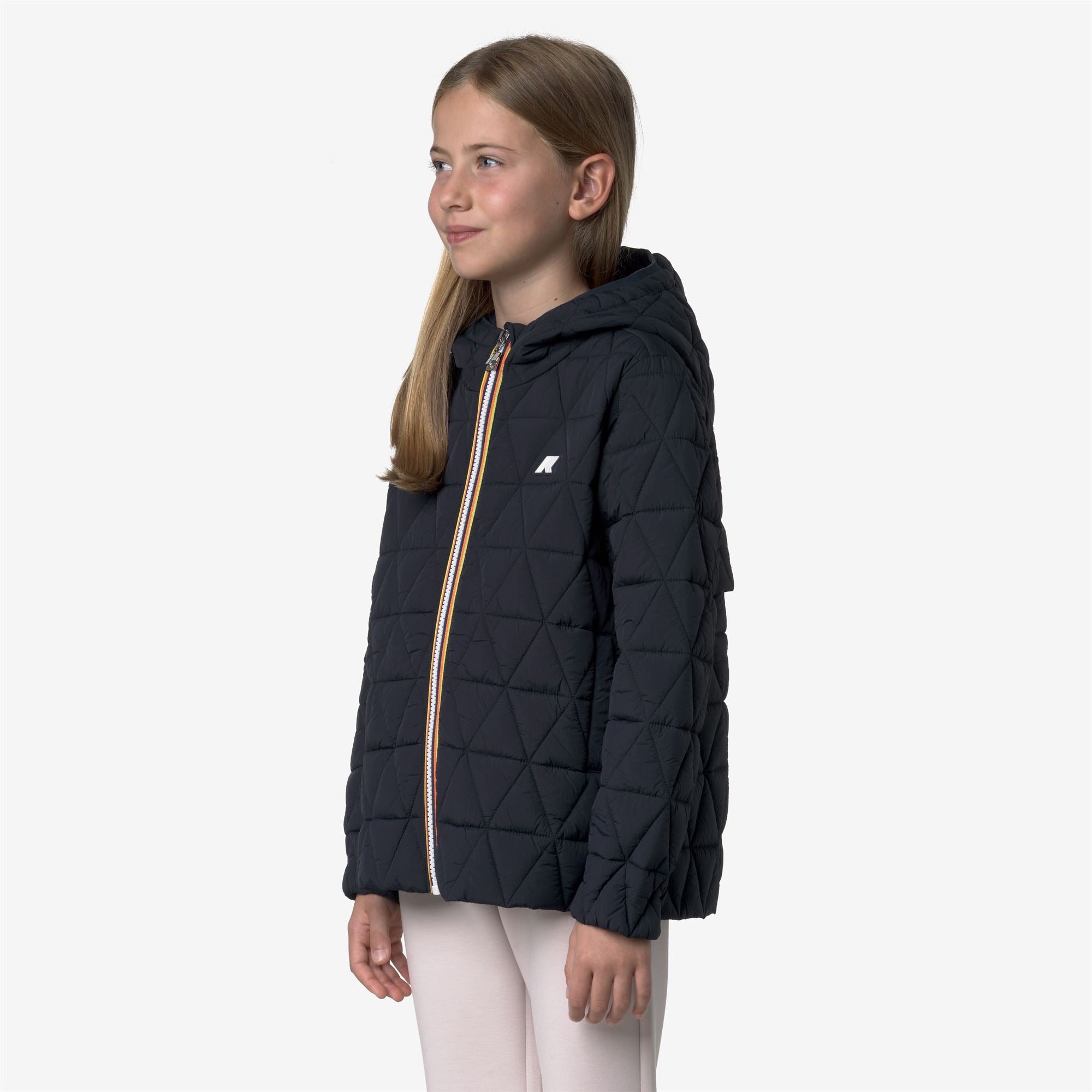 Jackets_GIRL_P. MADLAINE DIAMOND QUILTED WARM_Short_Blue Depth - Commercial 5