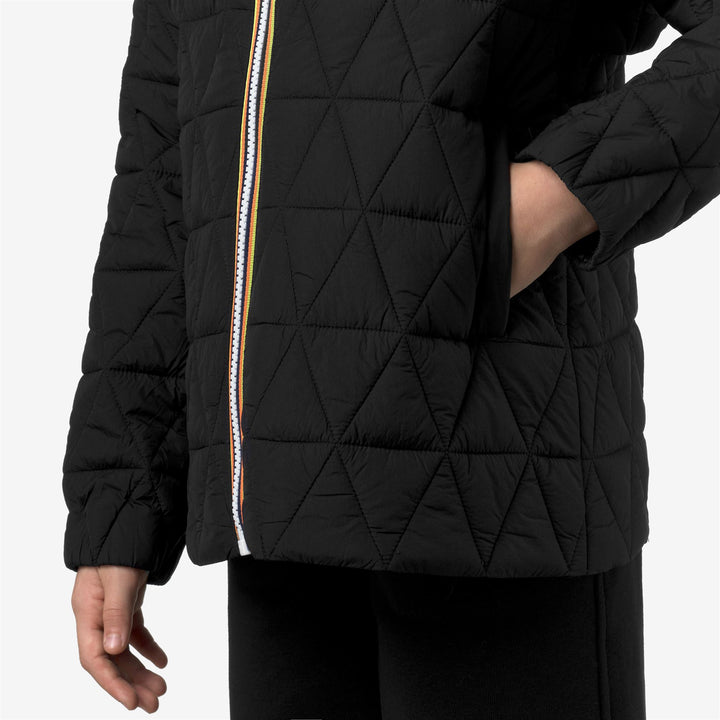 P. MADLAINE DIAMOND QUILTED WARM - Jackets - Corta - Bambina - BLACK PURE 2
