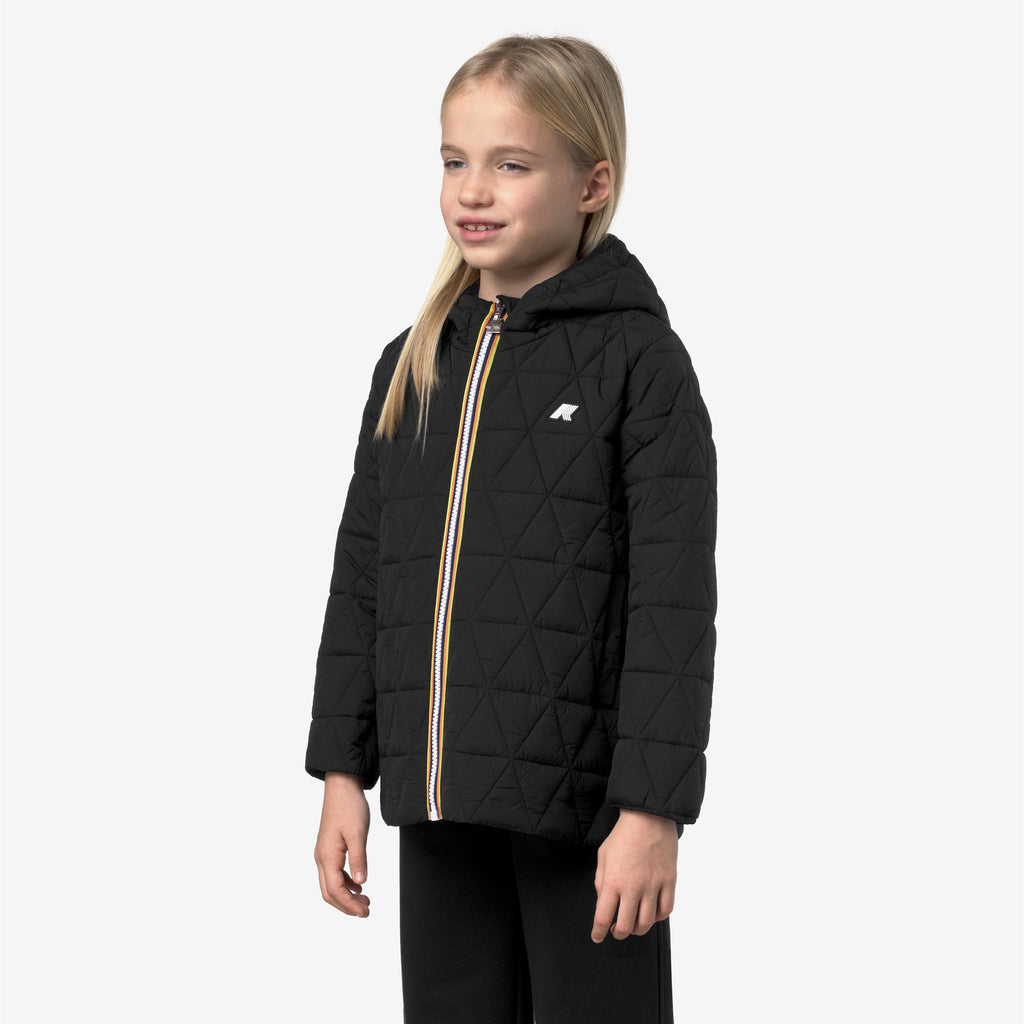 Jackets_GIRL_P. MADLAINE DIAMOND QUILTED WARM_Short_Black Pure - Black Pure - Commercial 5
