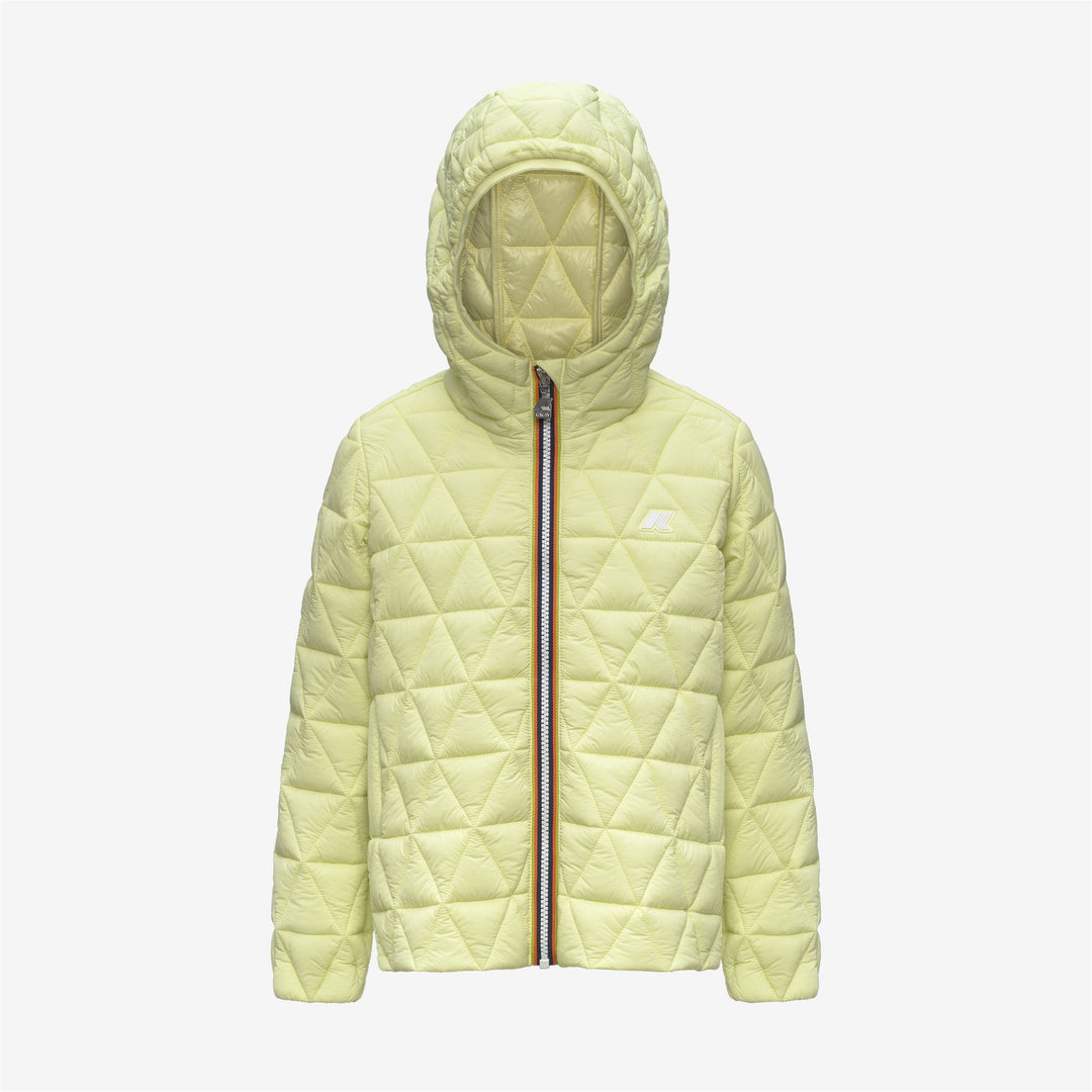 P. MADLAINE DIAMOND QUILTED WARM - Jackets - Short - Girl - YELLOW LIME 01