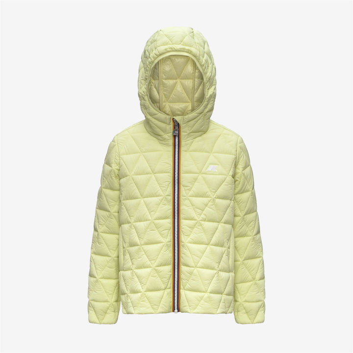P. MADLAINE DIAMOND QUILTED WARM - Jackets - Short - Girl - YELLOW LIME 1