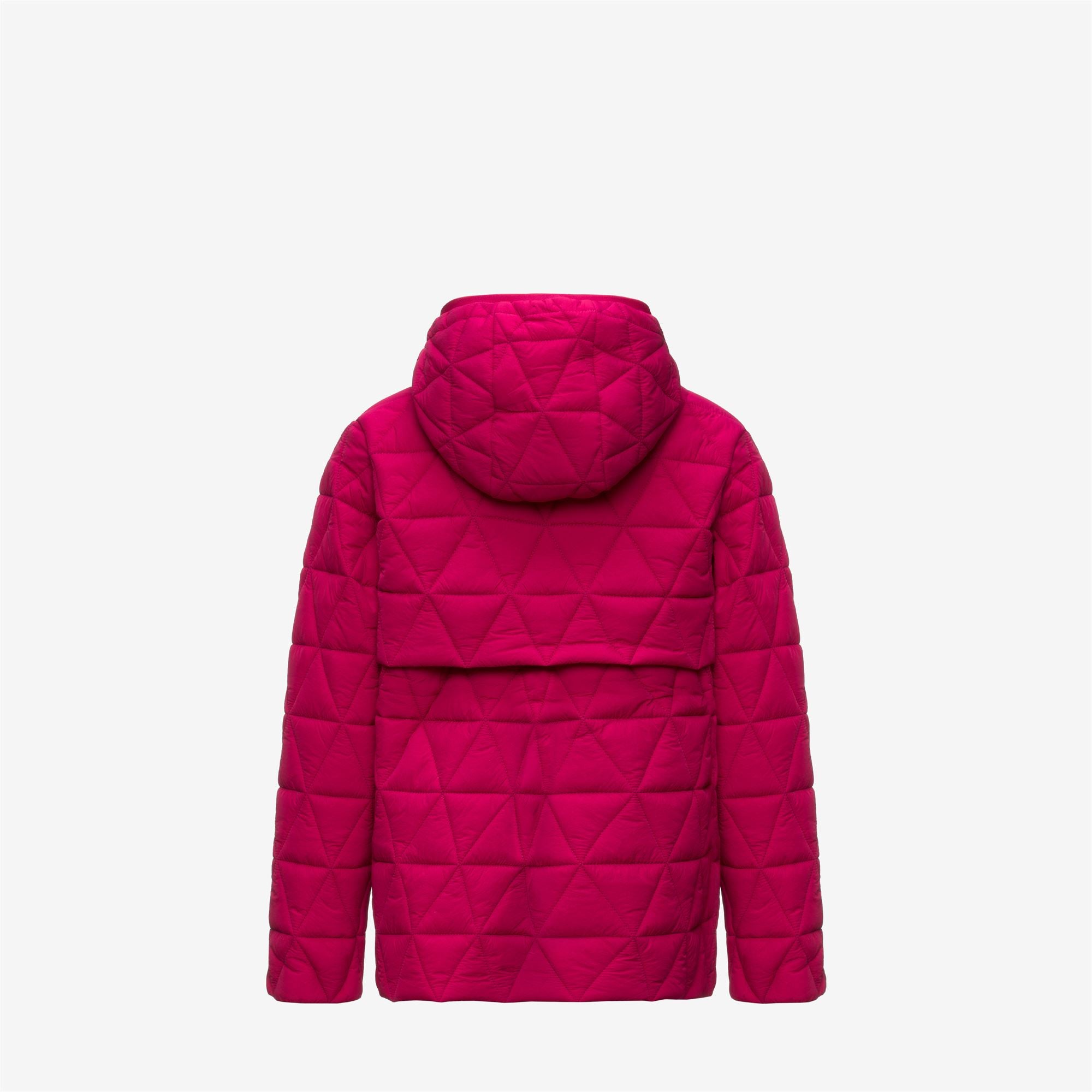 Jackets_GIRL_P. MADLAINE DIAMOND QUILTED WARM_Short_Red Cerise - Commercial 2
