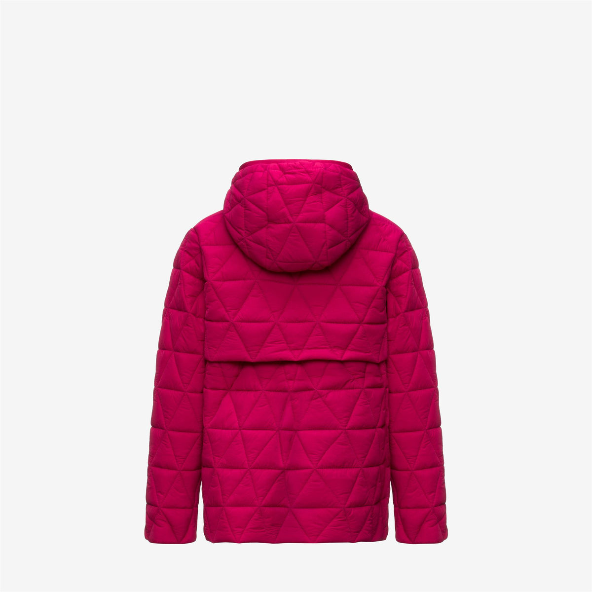 Jackets_GIRL_P. MADLAINE DIAMOND QUILTED WARM_Short_Red Cerise - Commercial 2