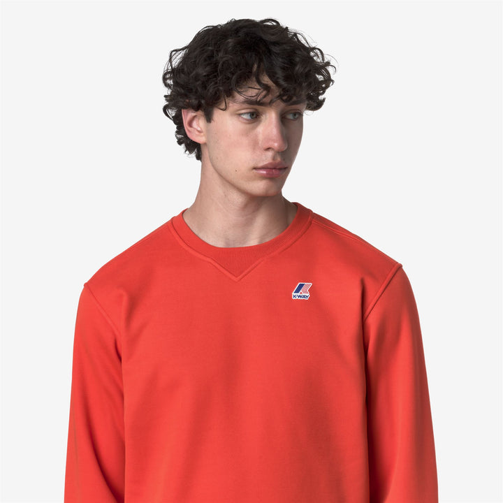 Orange Unisex Outdoor Fleece Jumper with Comfortable Fit 2
