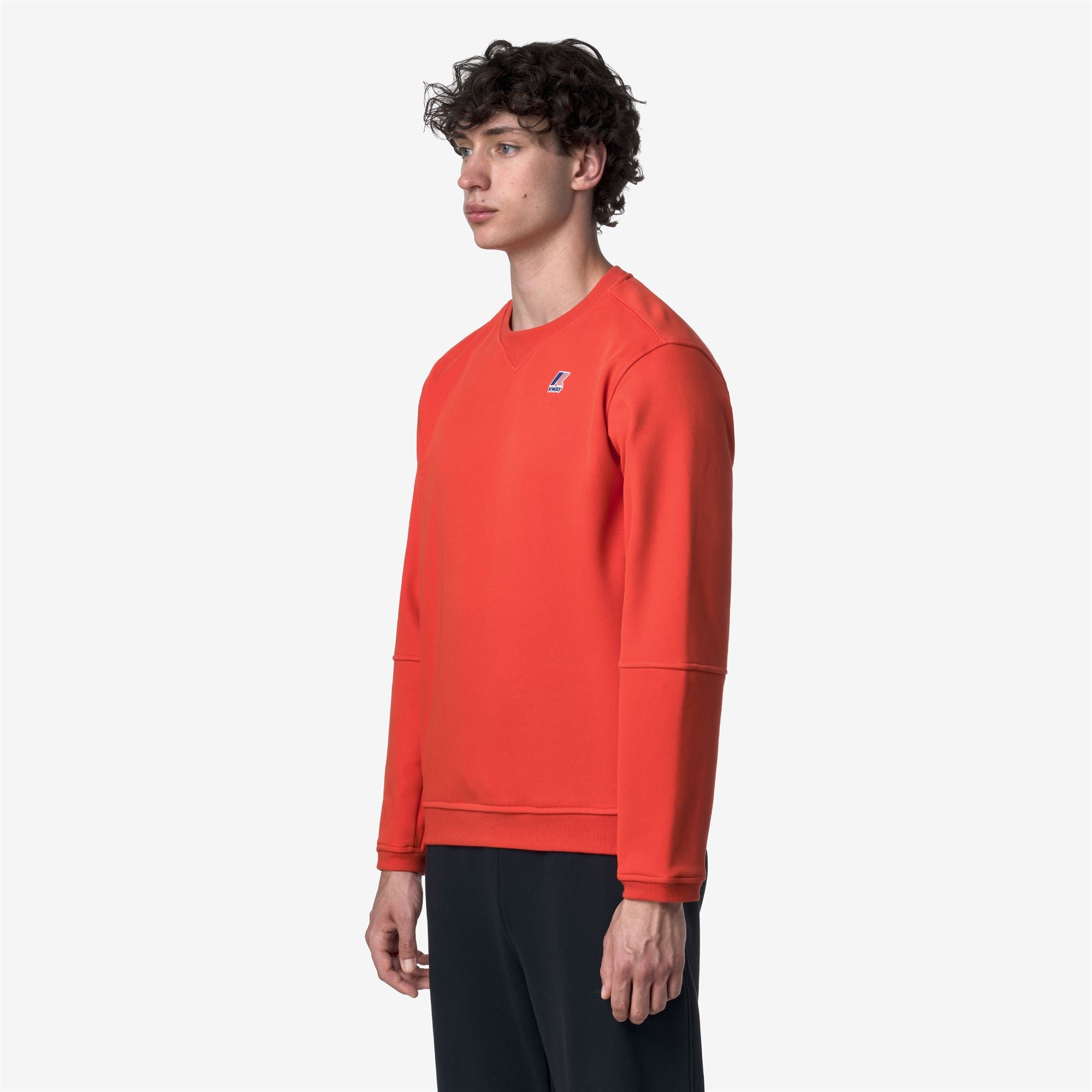 Fleece_UNISEX_NAEL BRUSHED PC_Jumper_Orange Fiesta - Commercial 5