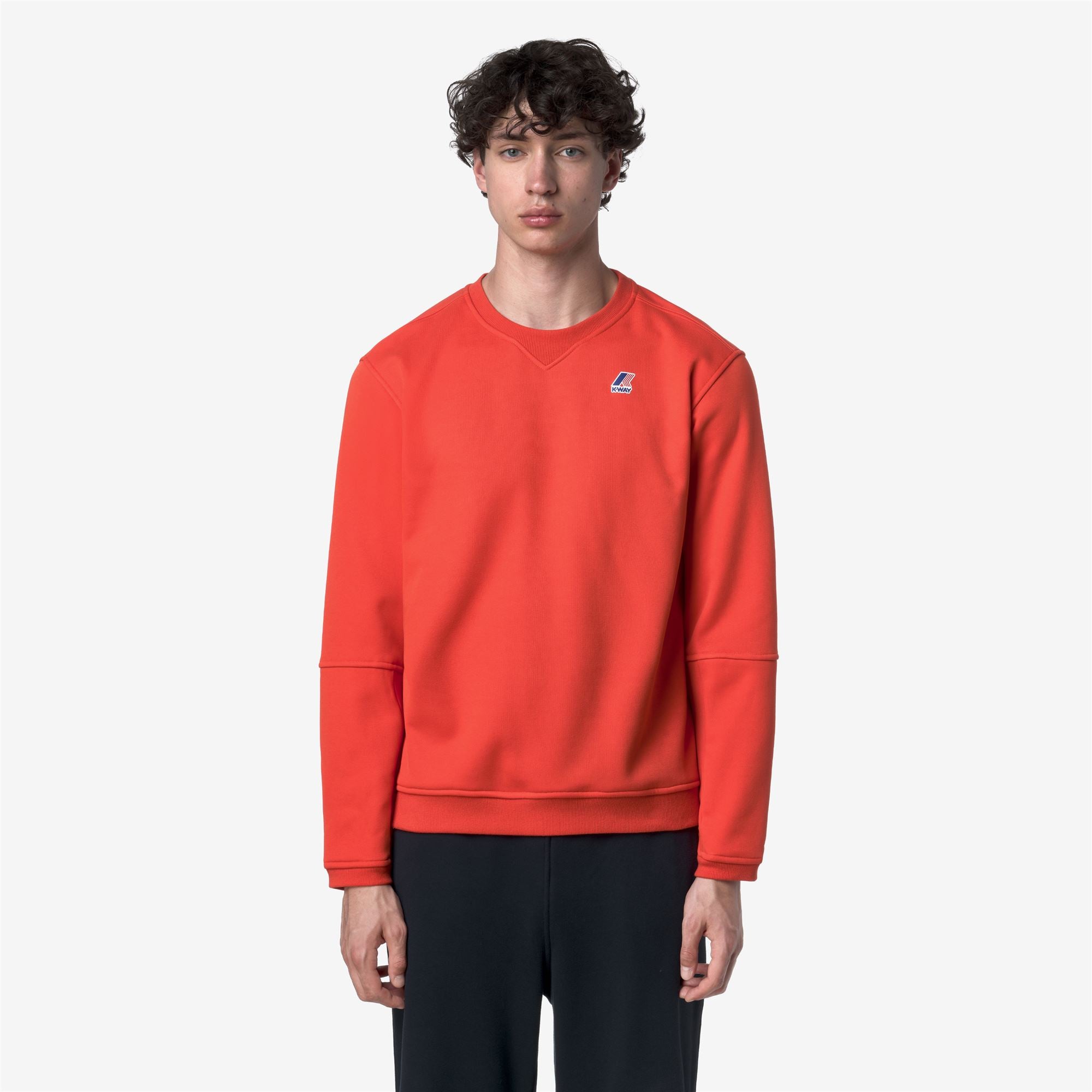 Fleece_UNISEX_NAEL BRUSHED PC_Jumper_Orange Fiesta - Commercial 4