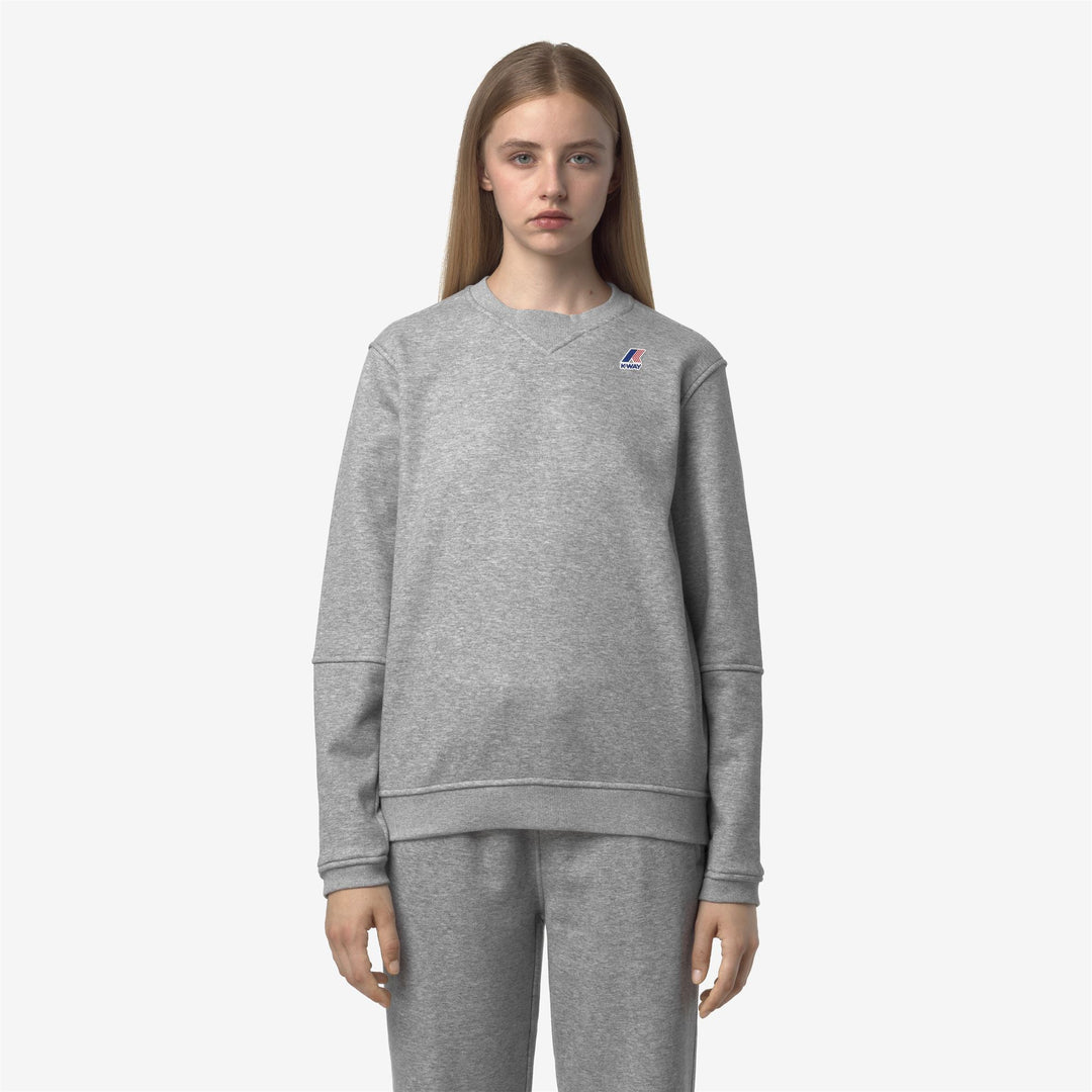 Grey unisex Brushed Fleece Jumper for Outdoor Activities 01