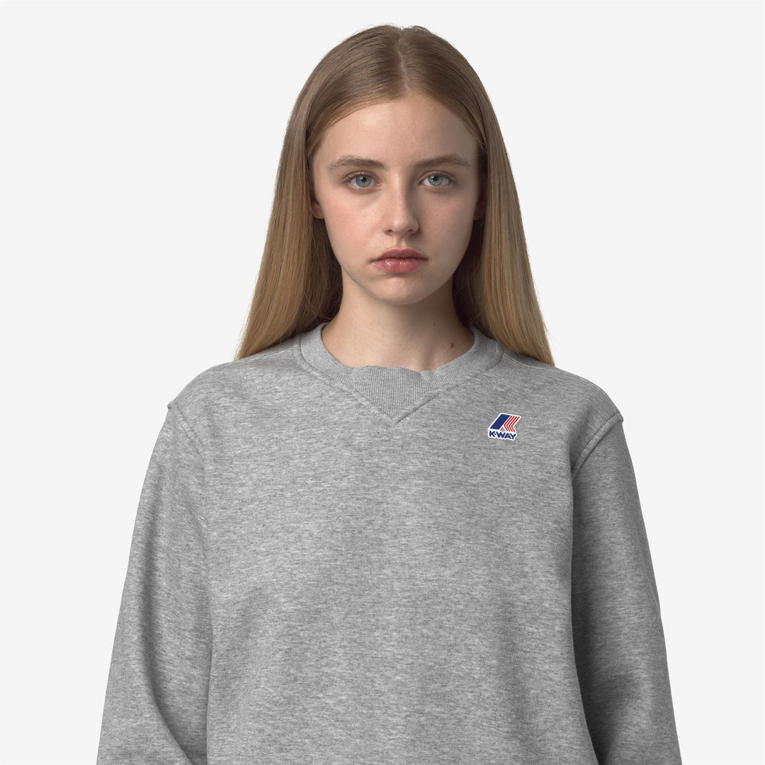 Grey unisex Brushed Fleece Jumper for Outdoor Activities main