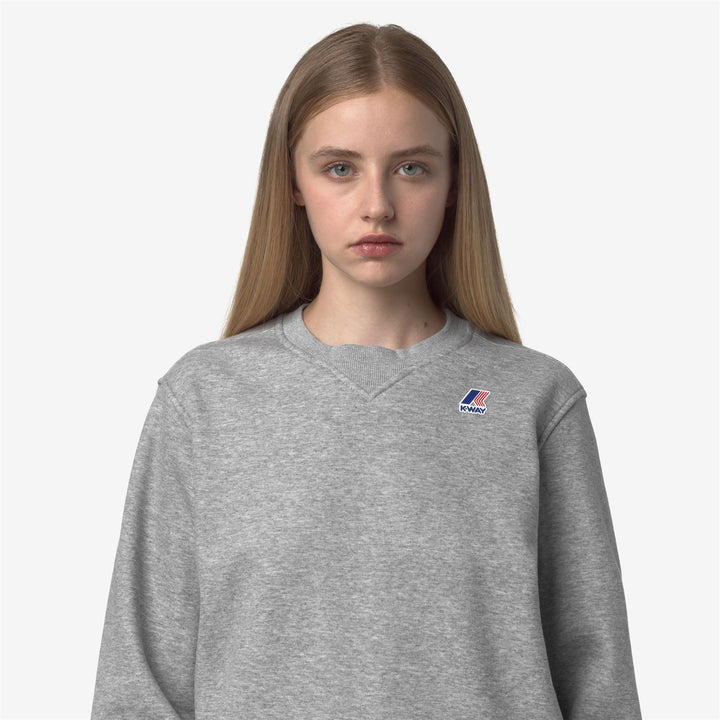 Grey unisex Brushed Fleece Jumper for Outdoor Activities 2