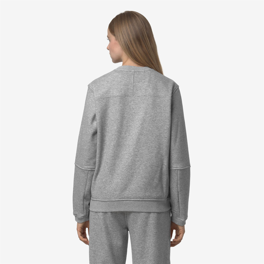 Grey unisex Brushed Fleece Jumper for Outdoor Activities 02