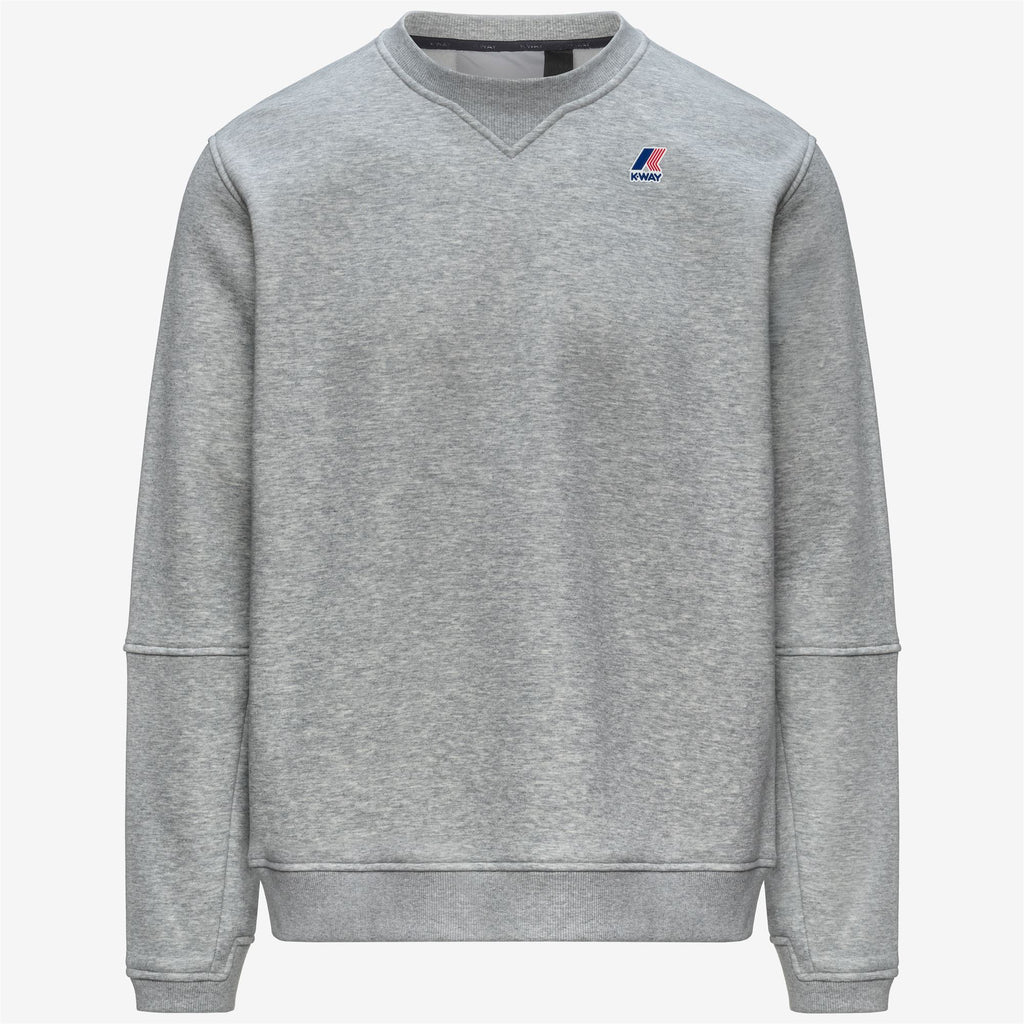 Fleece_UNISEX_NAEL BRUSHED PC_Jumper_GREY MID MEL - Commercial 1