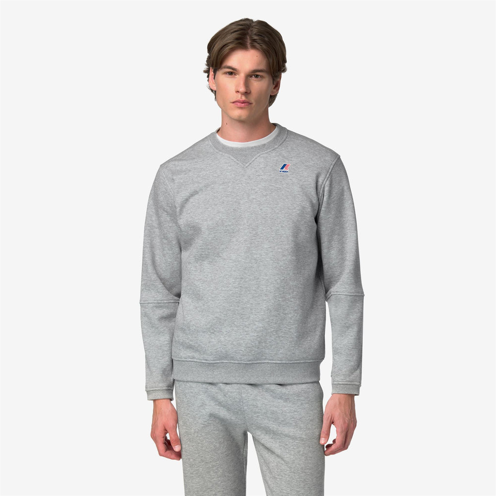 Fleece_UNISEX_NAEL BRUSHED PC_Jumper_GREY MID MEL - Commercial 4