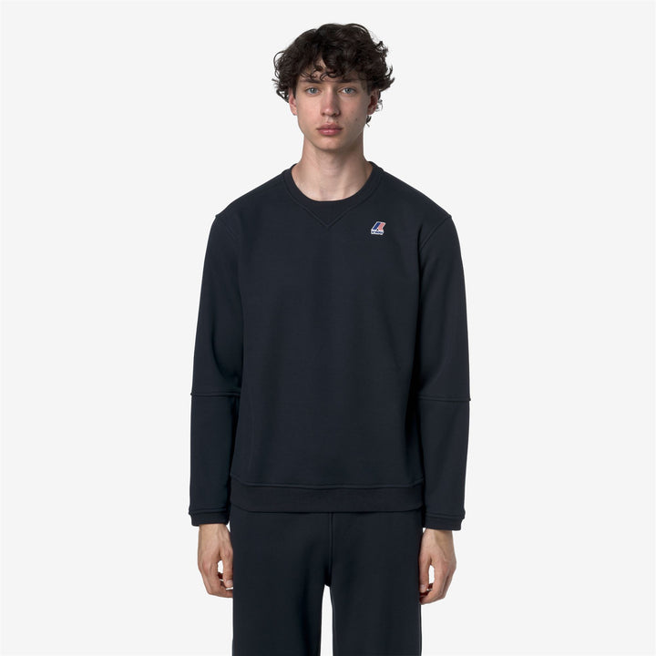 Blue Unisex Outdoor Fleece Jumper with Ribbed Trims 3