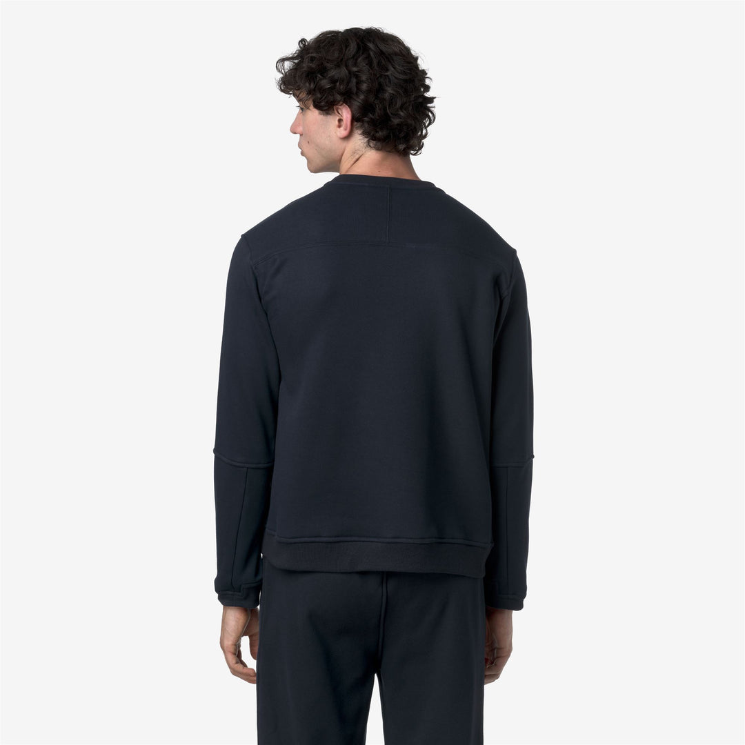 Blue Unisex Outdoor Fleece Jumper with Ribbed Trims main
