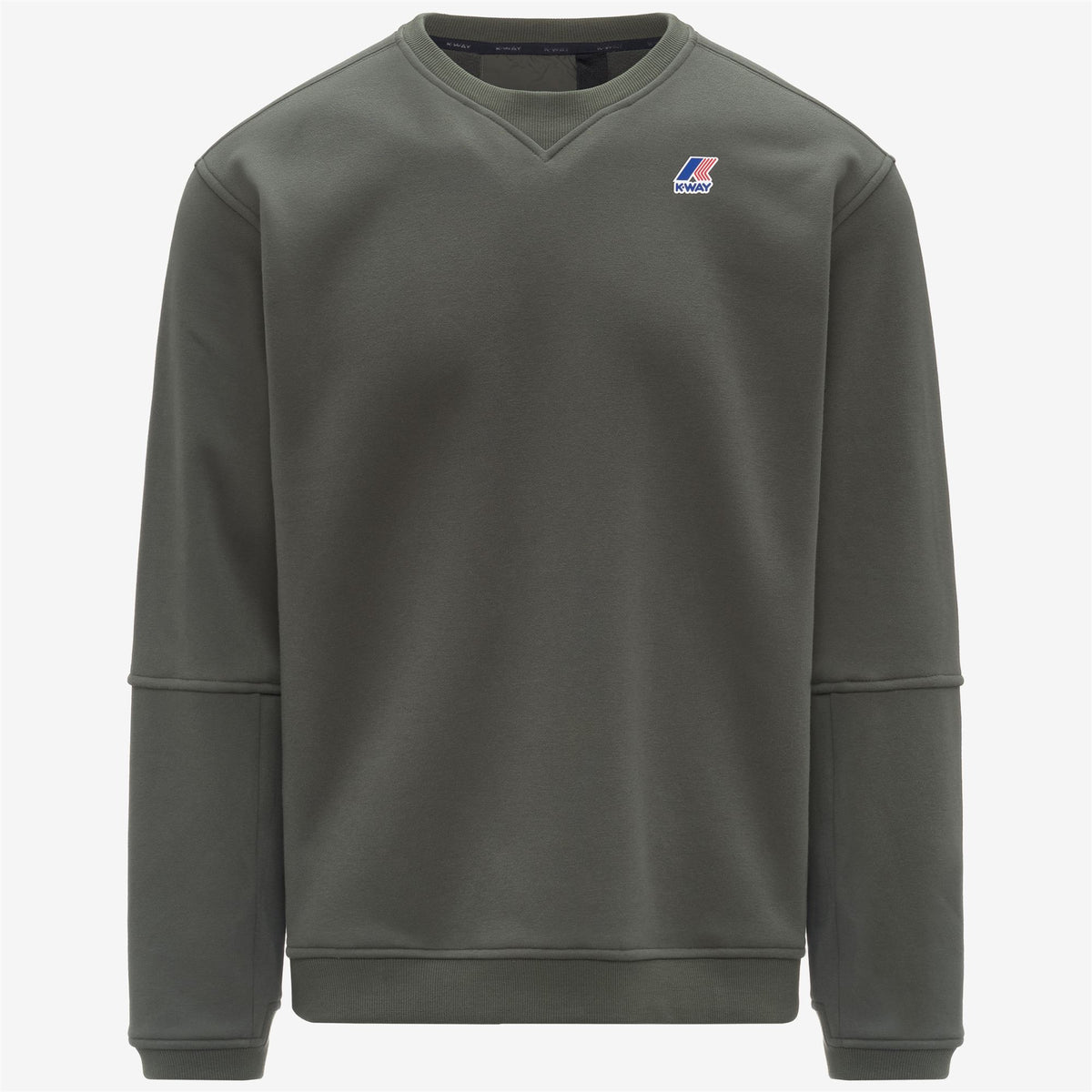 Fleece_UNISEX_NAEL BRUSHED PC_Jumper_GREEN BLACKISH - Commercial 1