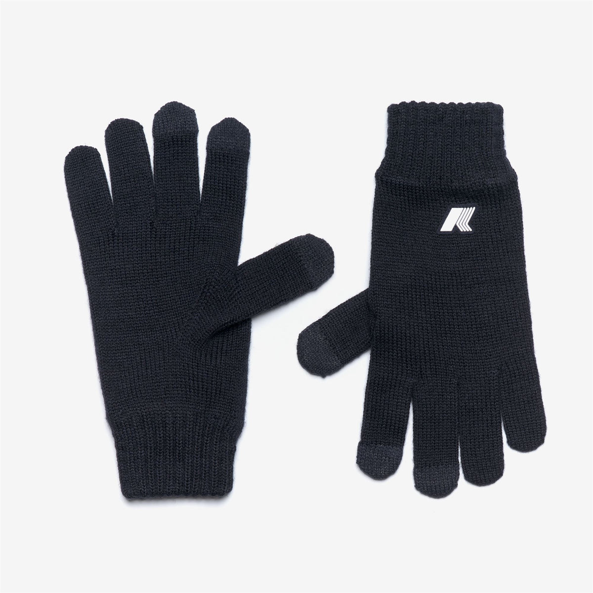 Gloves_UNISEX_ALFRED CARDIGAN STITCH WOOL_Glove_Blue Depth Melange - Commercial 1