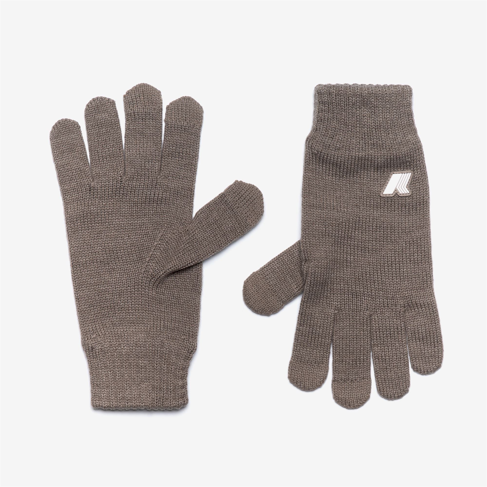 Gloves_UNISEX_ALFRED CARDIGAN STITCH WOOL_Glove_Beige Taupe Melange - Commercial 1