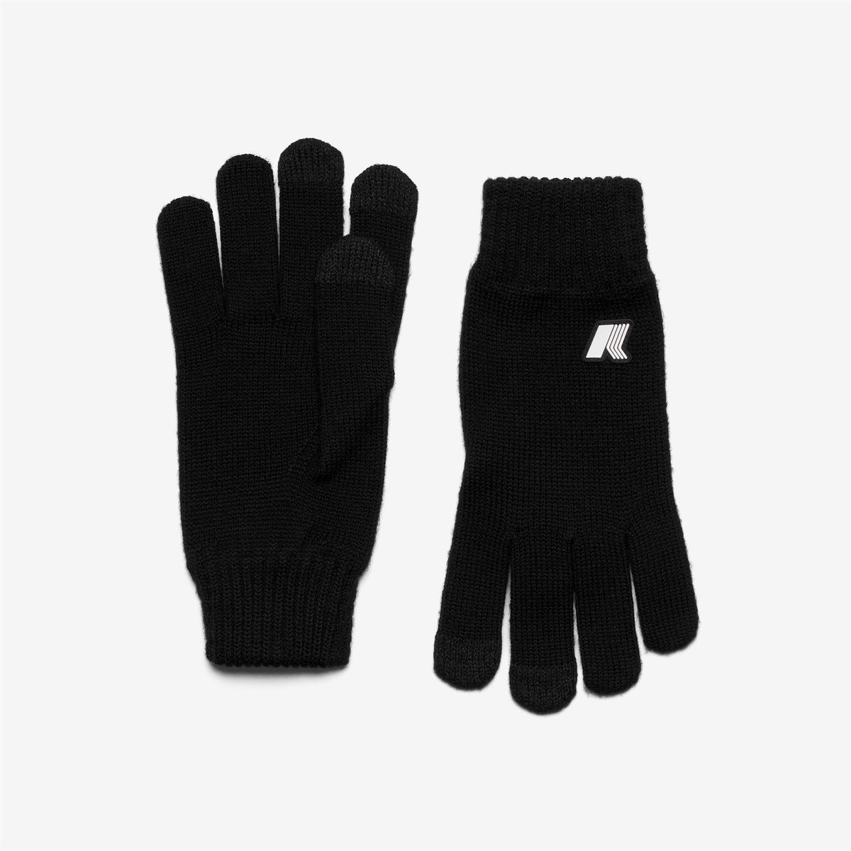 Gloves_Unisex_ALFRED CARDIGAN STITCH_Glove_Black Pure - Commercial 1