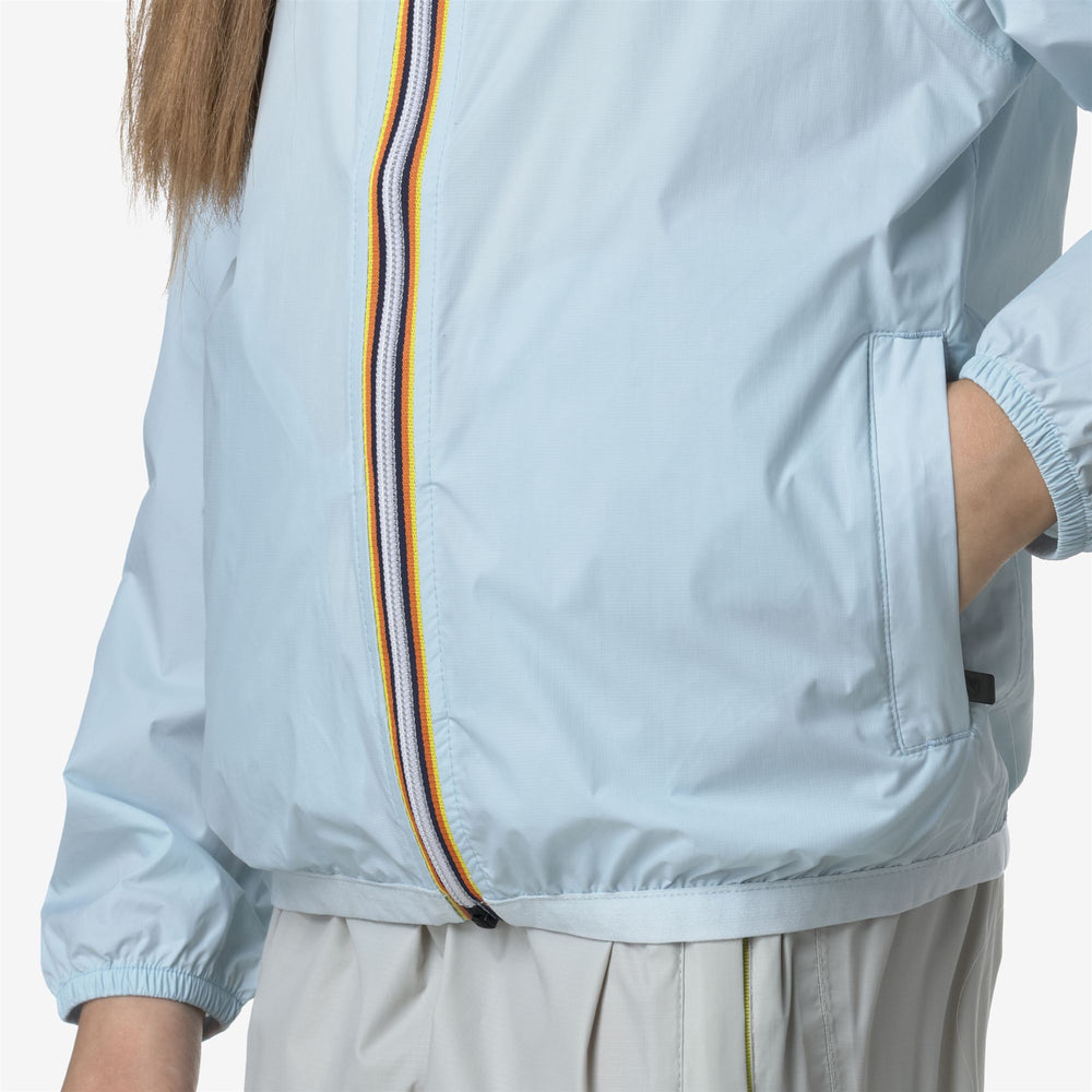 Baby Blue Unisex Kids Packable Weather-Resistant Jacket 02