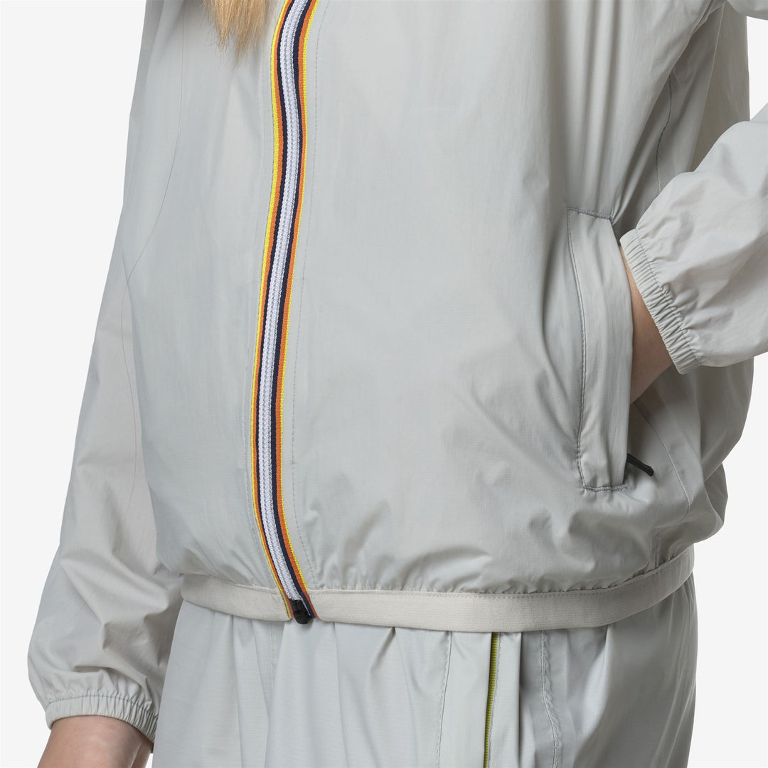 Giacca unisex beige per bambini, ripiegabile e resistente alle intemperie main