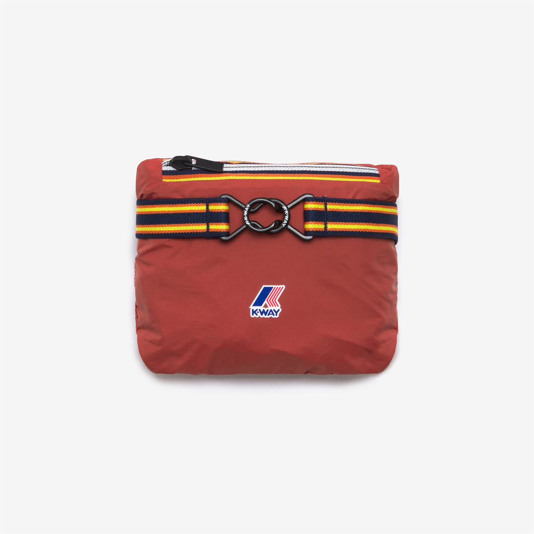 Chaqueta resistente al clima plegable para niños color marrón rojizo main
