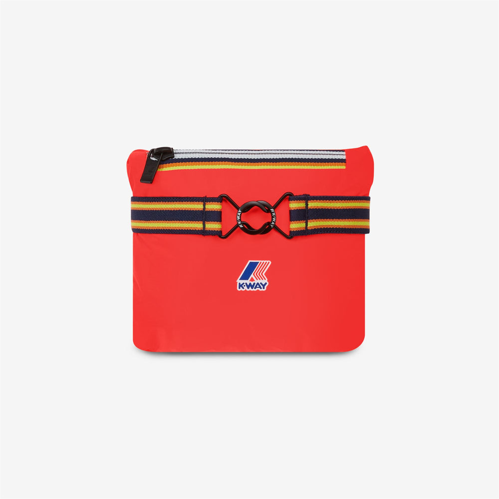 Chaqueta impermeable plegable unisex para niños, color rojo 02