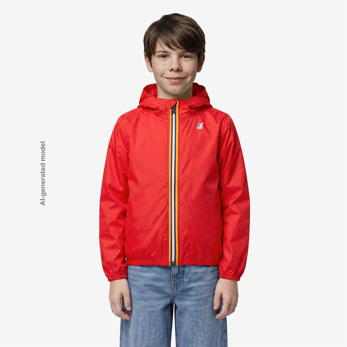 Jackets_KID UNISEX_P. LE VRAI 4.0 CLAUDE_Mid_Red - Commercial 4
