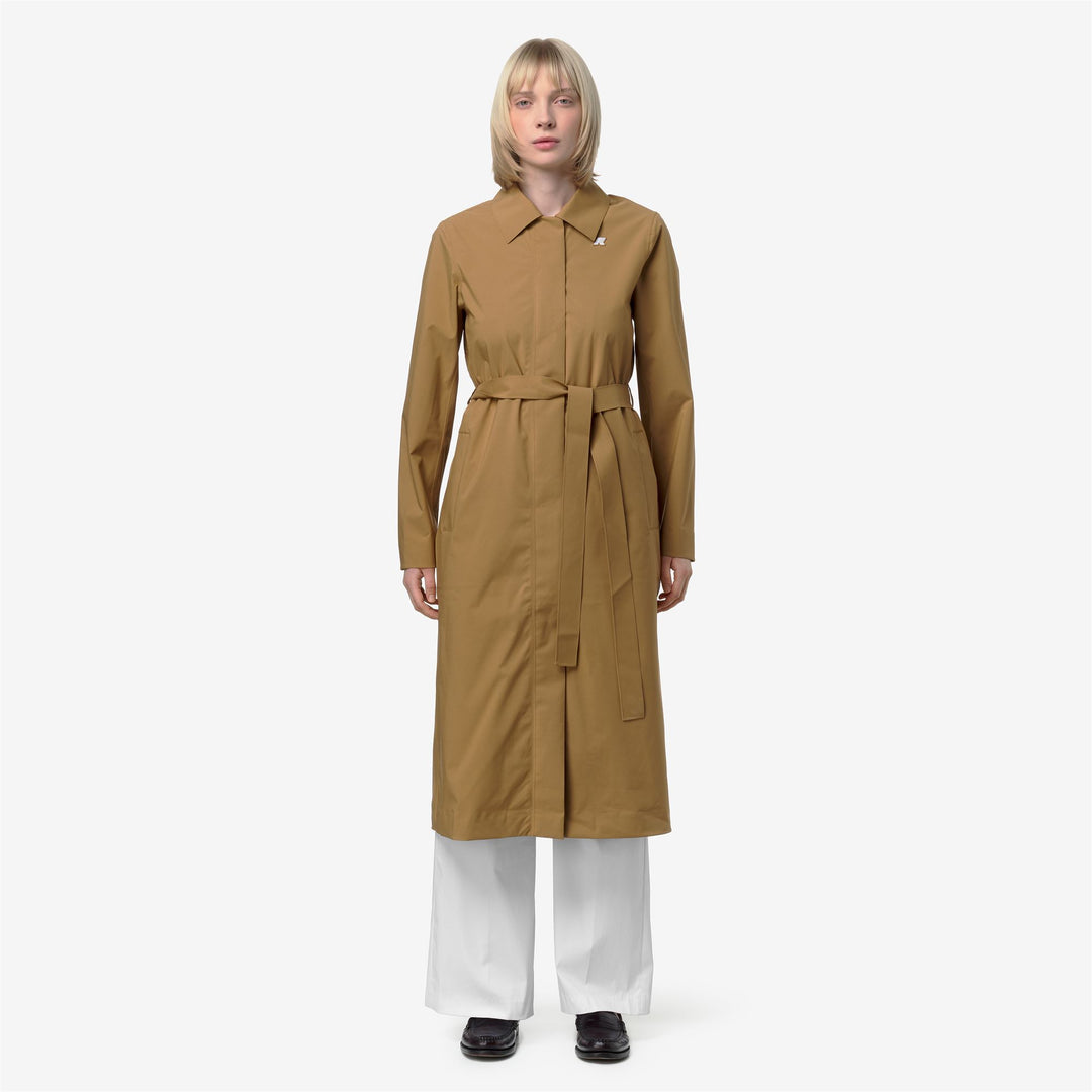 BARBRA STRETCH 2L - Jackets - Long - Woman - BROWN BISTRE main