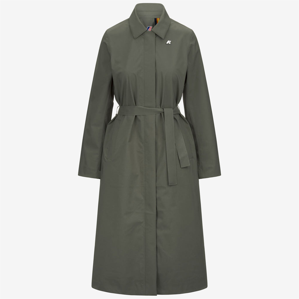 Jackets_WOMAN_BARBRA STRETCH 2L_Long_Green Lichen - Commercial 1