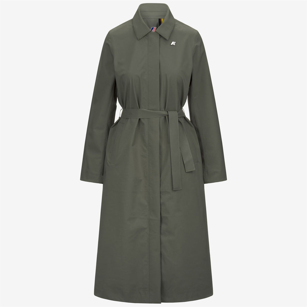 Jackets_WOMAN_BARBRA STRETCH 2L_Long_Green Lichen - Commercial 1