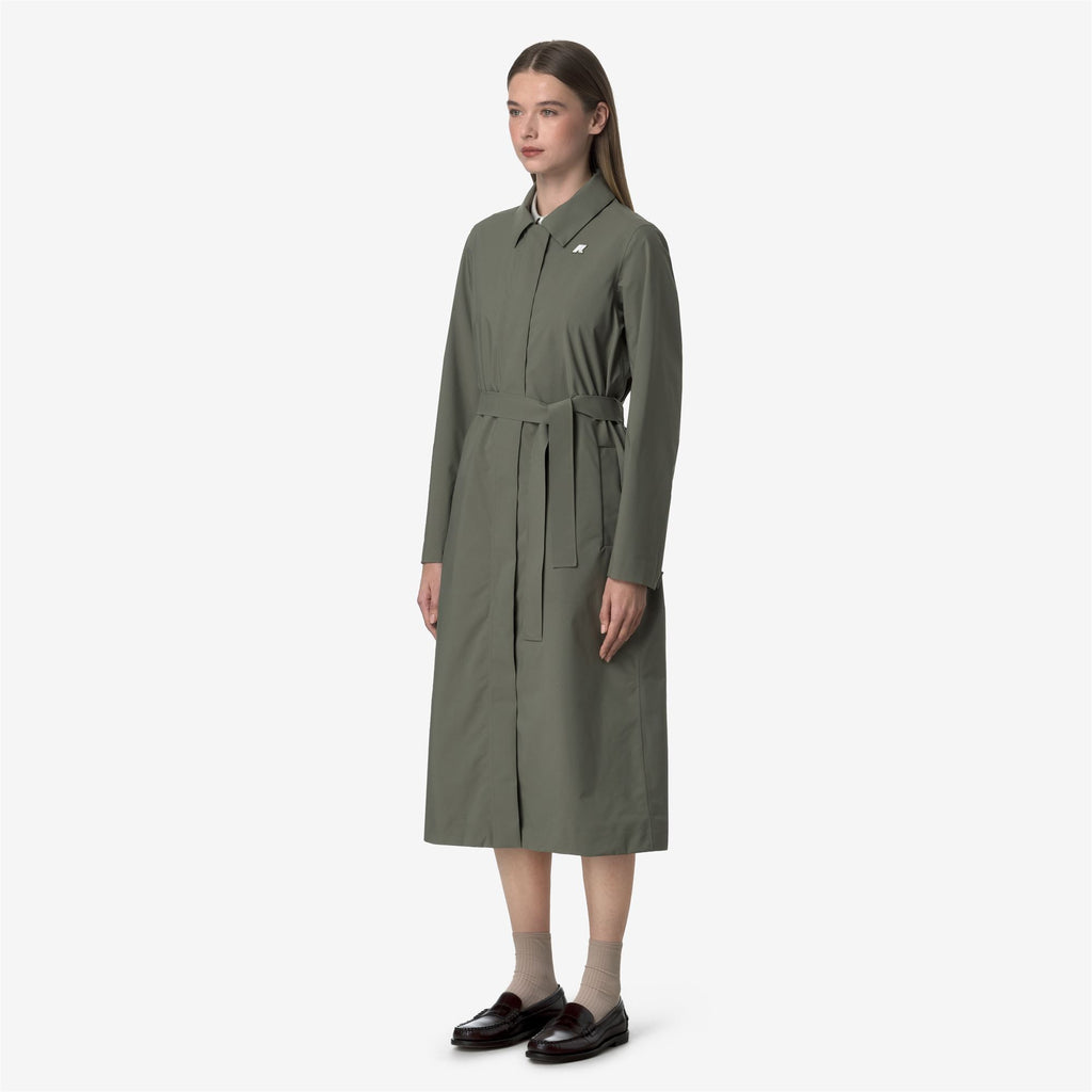 Jackets_WOMAN_BARBRA STRETCH 2L_Long_Green Lichen - Commercial 5