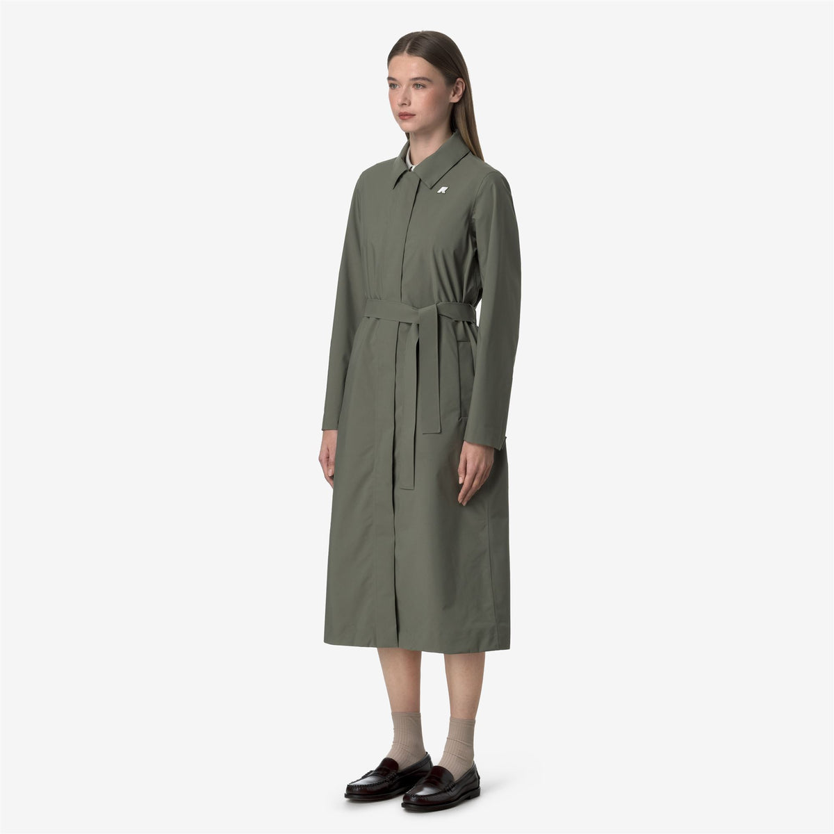 Jackets_WOMAN_BARBRA STRETCH 2L_Long_Green Lichen - Commercial 5