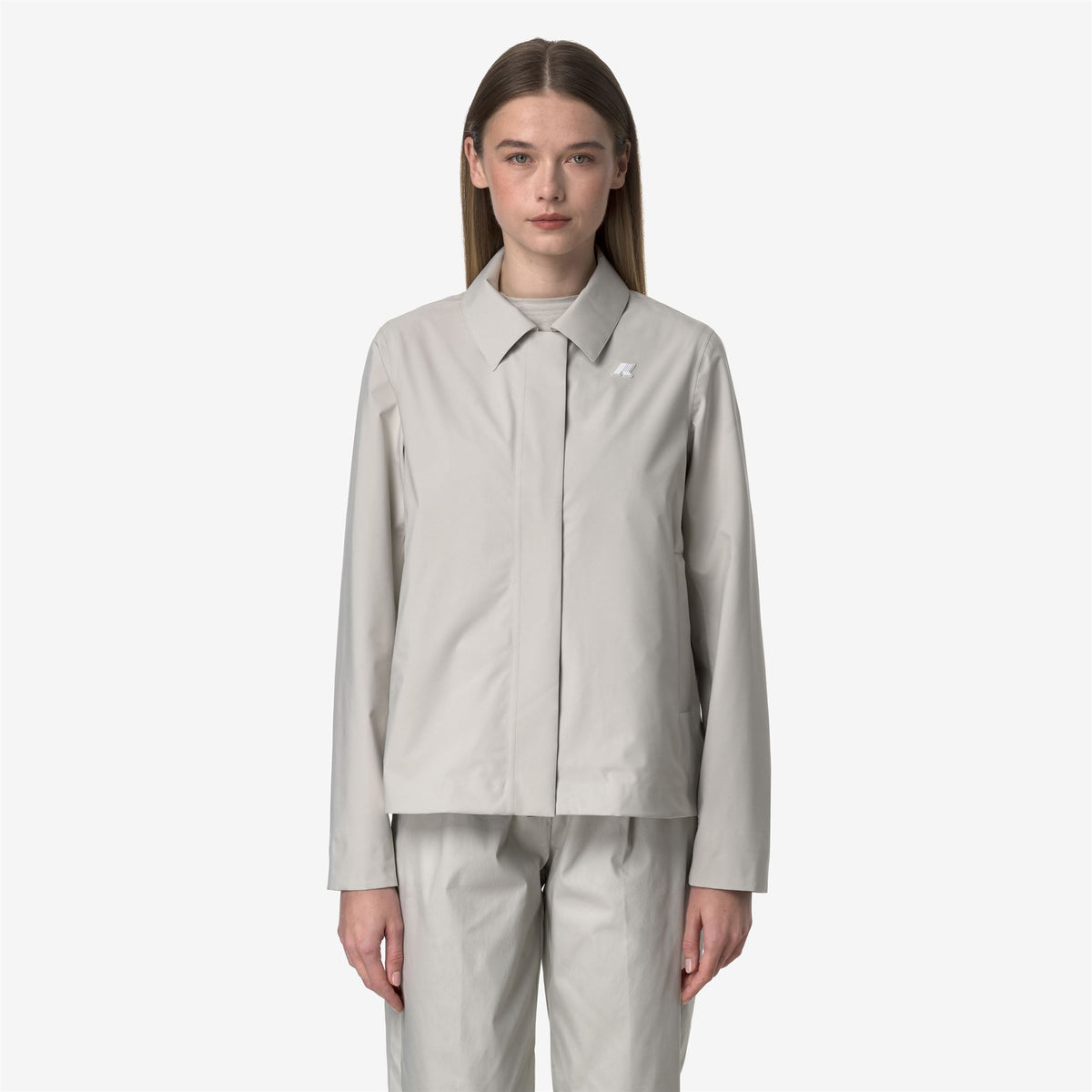 Jackets_WOMAN_ARABEL STRETCH 2L_Short_BEIGE LT - Commercial 4