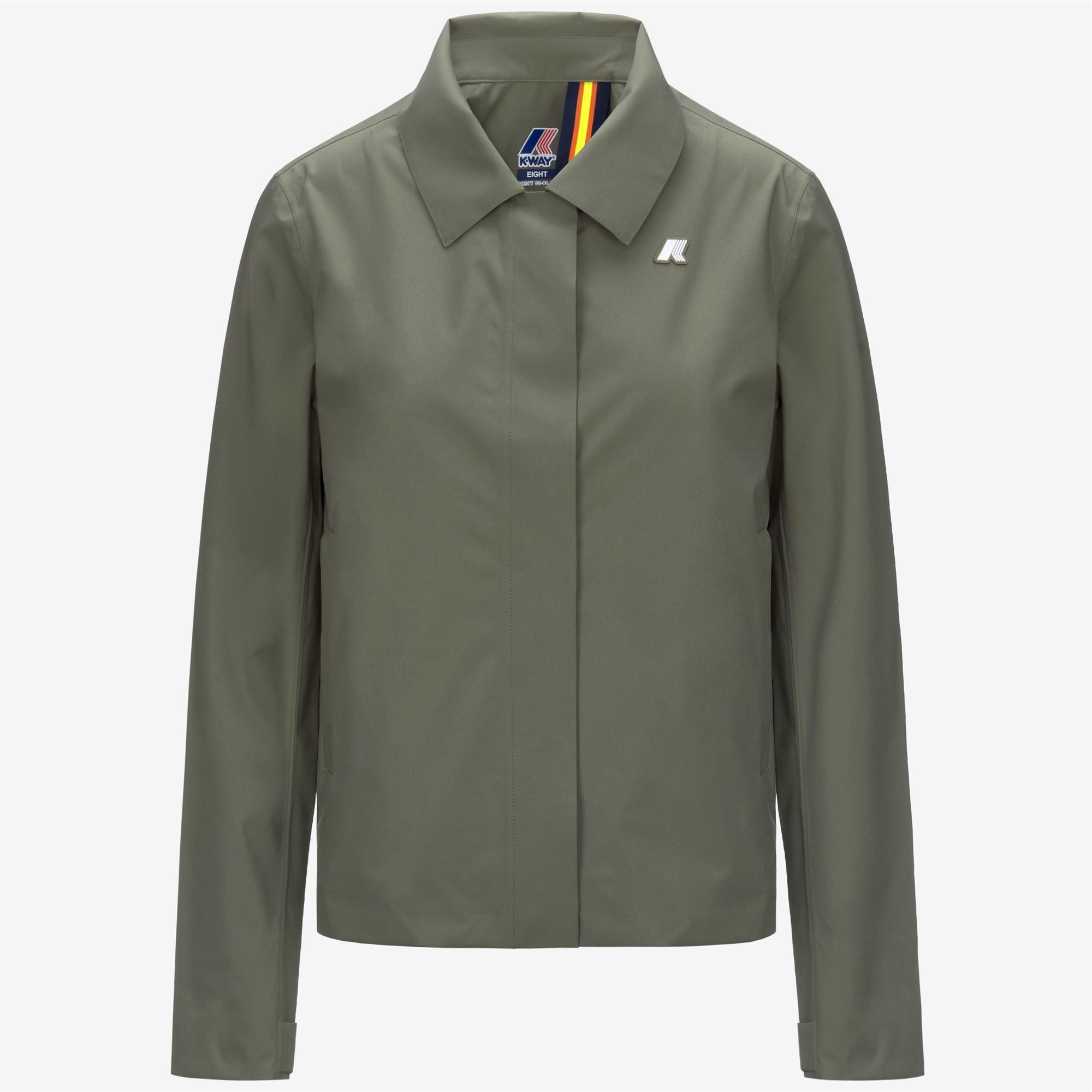 Jackets_WOMAN_ARABEL STRETCH 2L_Short_Green Lichen - Commercial 1