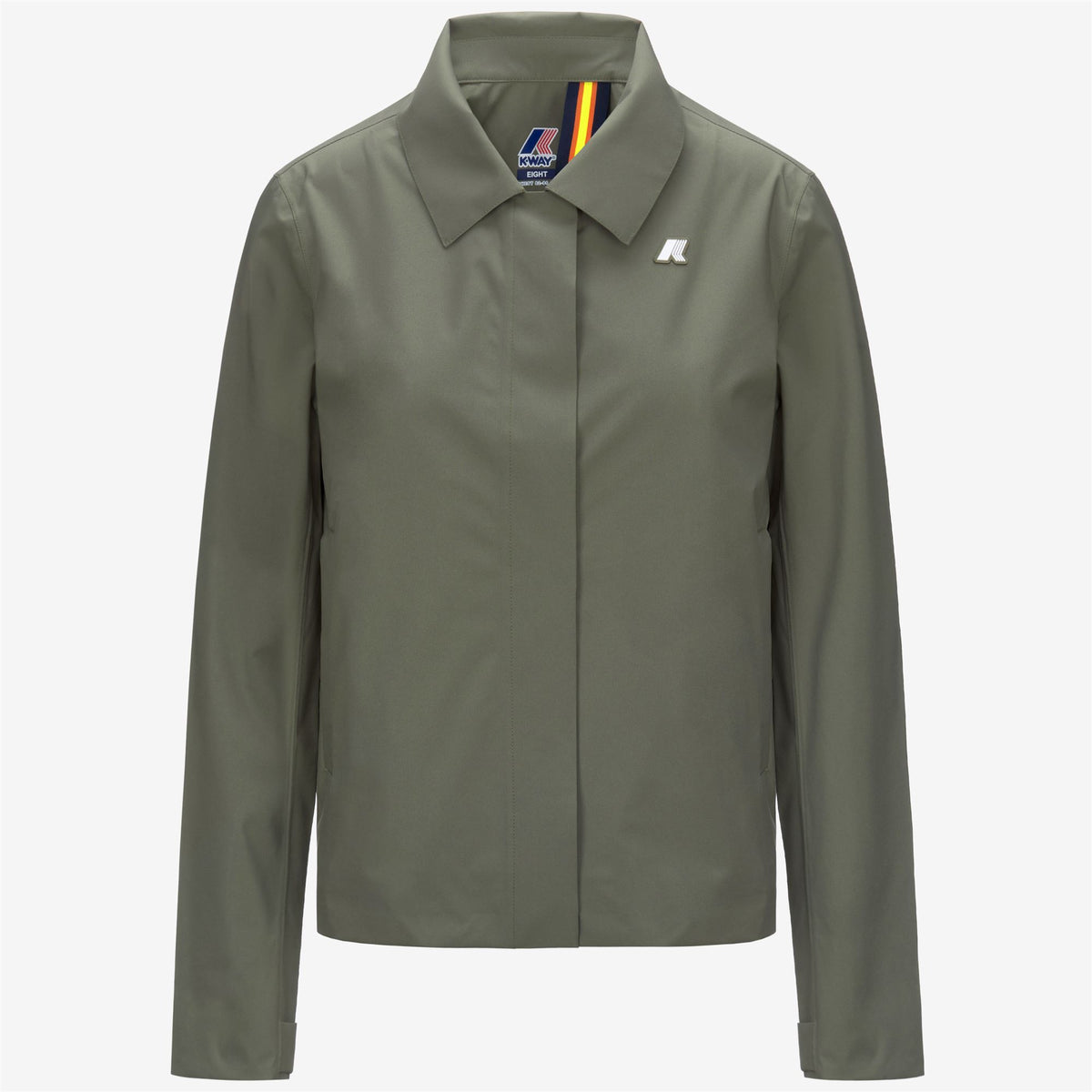 Jackets_WOMAN_ARABEL STRETCH 2L_Short_Green Lichen - Commercial 1